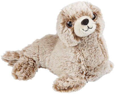 Pluche knuffel dieren Grijze Zeehond pup 23 cm - Knuffeldier Grijs