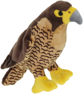 Pluche knuffel dieren Havik roofvogel van 18 cm - Vogel knuffels Multikleur