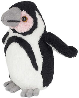 Pluche knuffel dieren Humboldt Pinguin van 15 cm - Knuffel zeedieren Multikleur