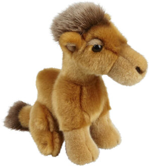 Pluche knuffel dieren Kameel 18 cm Multi