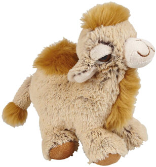 Pluche knuffel dieren - Kameel/dromedaris - 18 cm - kameel knuffeldier Multi