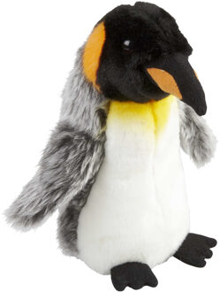 Pluche knuffel dieren Konings Pinguin van 18 cm - Knuffel zeedieren Multikleur