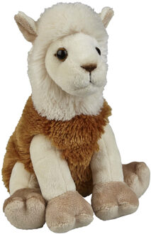 Pluche knuffel dieren Lama 19 cm - Knuffeldier Multikleur