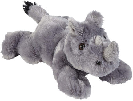 Pluche knuffel dieren Neushoorn 25 cm - Knuffeldier Multikleur