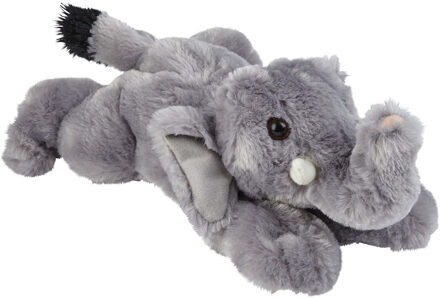 Pluche knuffel dieren Olifant 25 cm - Knuffeldier Multikleur