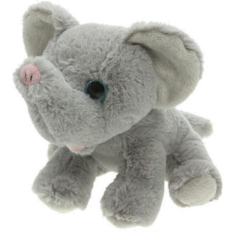 Pluche knuffel dieren Olifant van 25 cm - Knuffeldier Multikleur