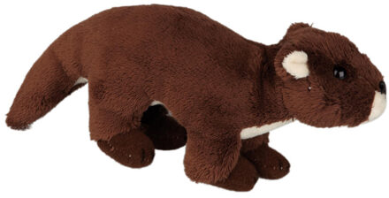 Pluche knuffel dieren Otter 15 cm - Knuffeldier Bruin