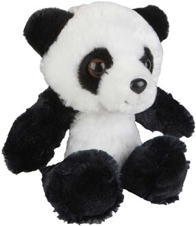 Pluche knuffel dieren Panda beertje 18 cm - Knuffeldier Multikleur