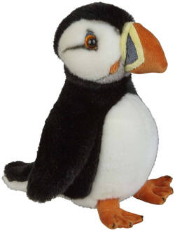 Pluche knuffel dieren Papegaaiduiker vogel van 32 cm - Vogel knuffels Multikleur