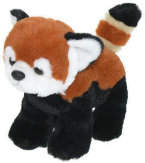 Pluche knuffel dieren rode Panda beer van 25 cm - Knuffeldier Multikleur