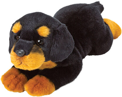 Pluche knuffel dieren Rottweiler hond - 34 cm - Speelgoed knuffelbeesten - Honden soorten