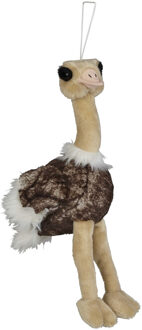 Pluche knuffel dieren Struisvogel van 25 cm Multi