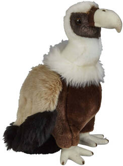 Pluche knuffel dieren Vale Gier roofvogel van 28 cm - Vogel knuffels Multikleur