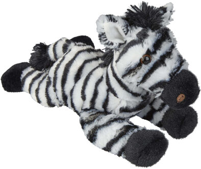 Pluche knuffel dieren Zebra 25 cm - Knuffeldier Multikleur