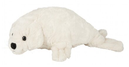 Pluche knuffel dieren - zeehond - 40 cm - zeedier knuffel - speelgoed Wit
