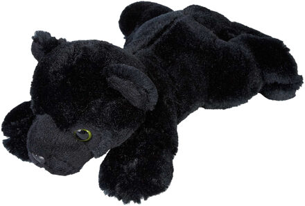Pluche knuffel dieren Zwarte Panter 25 cm Multi