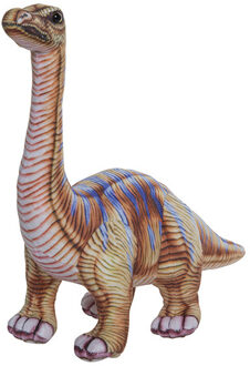 Pluche knuffel dinosaurus Apatosaurus van 30 cm Multi