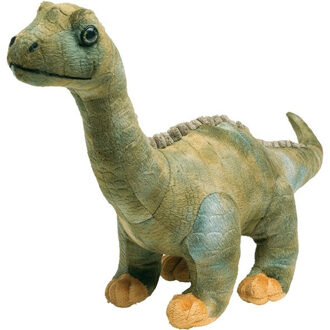 Pluche knuffel Dinosaurus Diplodocus - 50 cm - groen - dieren