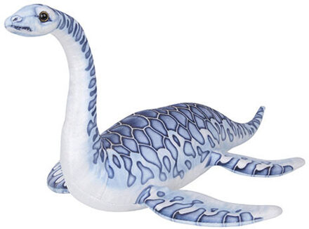 Pluche knuffel dinosaurus Plesiosaurus van 35 cm Multi