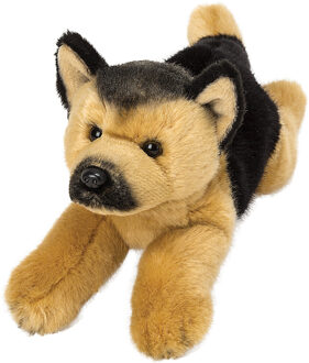 pluche knuffel Duitse herders hond - 30 cm - Speelgoed knuffelbeesten - Honden soorten Multi
