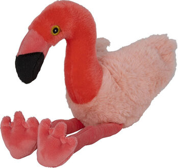 Pluche knuffel flamingo vogel van 32 cm - Vogel knuffels Roze