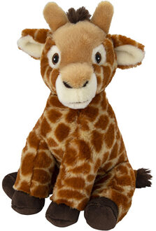 Pluche knuffel giraffe van 28 cm