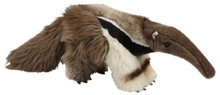 pluche knuffel Miereneter - bruin - 32 cm - dieren knuffels - lekker zacht