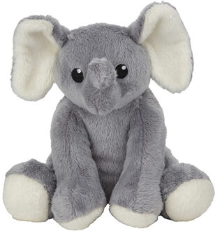 Pluche knuffel olifant van 20 cm - Knuffeldier Multikleur