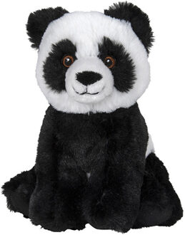 Pluche knuffel panda beer van 16 cm Multi