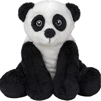 Pluche knuffel panda beer van 19 cm - Knuffeldier Multikleur