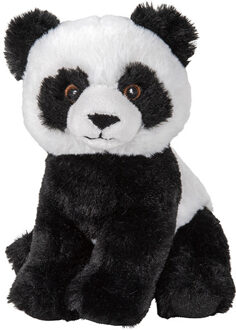 Pluche knuffel panda beer van 19 cm Multi