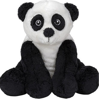 Pluche knuffel panda beer van 19 cm Multi