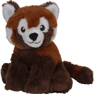 Pluche knuffel rode panda beer van 16 cm
