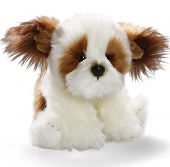 pluche knuffel shih tzu hond - knuffel hond - 24 cm - huisdieren knuffel Multi