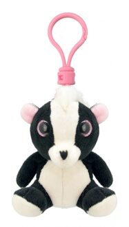 Pluche knuffel stinkdier sleutelhanger 9 cm - Knuffel sleutelhangers