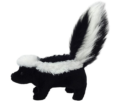 Pluche knuffel Stinkdier van 13 cm - Knuffeldier Zwart
