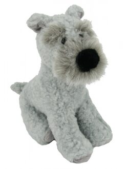 Pluche knuffel Terrier 17 cm - Knuffel huisdieren Multikleur