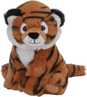 Pluche knuffel tijger van 16 cm