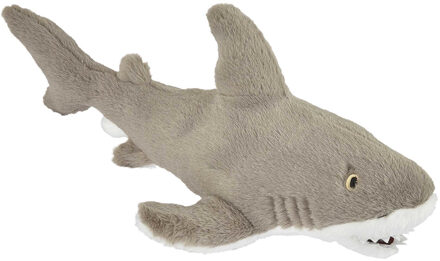 Pluche knuffel zeedieren Witte Haai van 40 cm - Knuffel zeedieren Multikleur