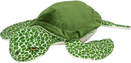 Pluche knuffel zeeschildpad van 50 cm - Knuffel zeedieren Multikleur