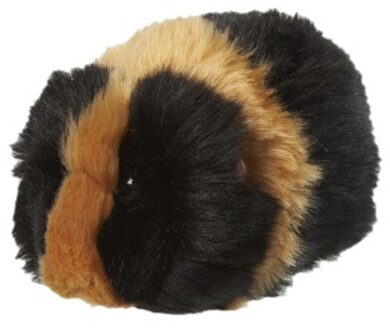 pluche knuffeldier - cavia - bruin/zwart - 13 cm - knuffels