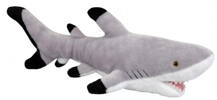 Pluche knuffeldier - Haai - knuffeldier - 43 cm - oceaan dierenknuffel