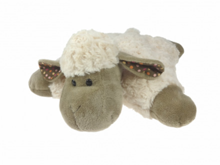 pluche knuffelkussen schaap soft curly