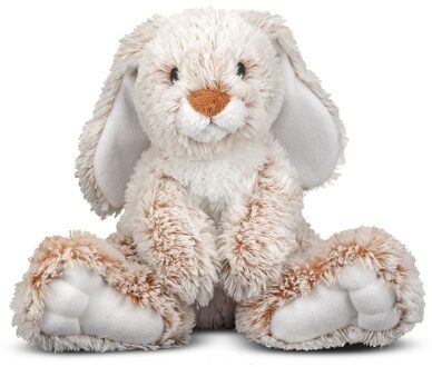 pluche konijn/haas knuffel 25 cm - Pluche speelgoed knuffeldieren voor kinderen Multikleur