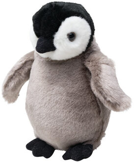 Pluche Koningspinguin kuiken - 20 cm - pinguin knuffel - Konings pinguins