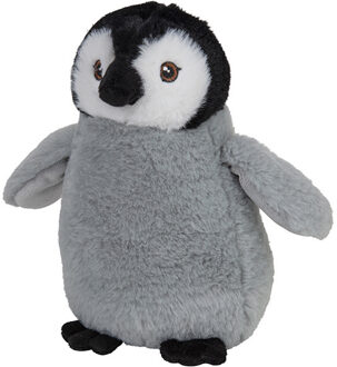 Pluche Koningspinguin kuiken - 21 cm - pinguin knuffel - Konings pinguins