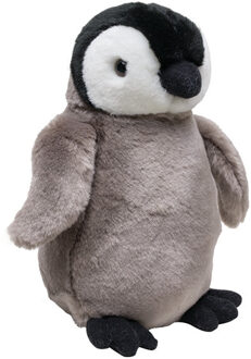 Pluche Koningspinguin kuiken - 24 cm - pinguin knuffel - Konings pinguins