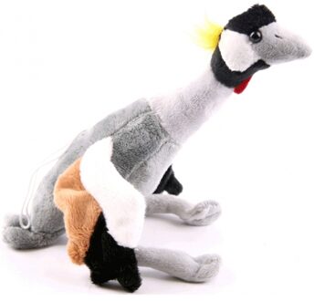 Pluche kraanvogel knuffel - 30 cm - dieren vogel knuffeldieren - trekvogels