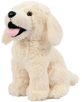Pluche labrador hond knuffel - beige - 20 cm