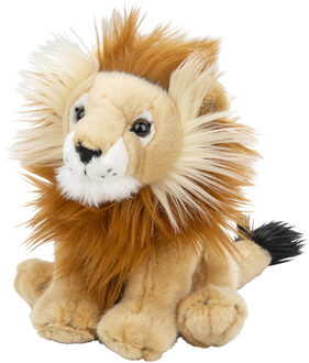 Pluche leeuw knuffel - 22 cm - Leeuwen Knuffeldieren